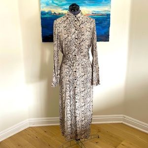 Bardot Snakeskin Print Dress